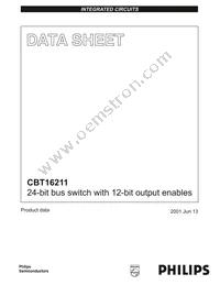 CBT16211DL Datasheet Page 2