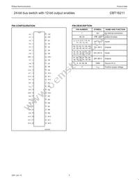 CBT16211DL Datasheet Page 4