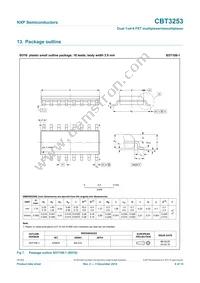 CBT3253DS Datasheet Page 8