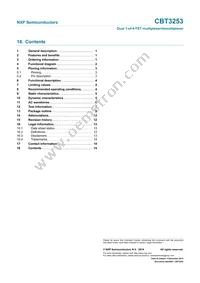 CBT3253DS Datasheet Page 15