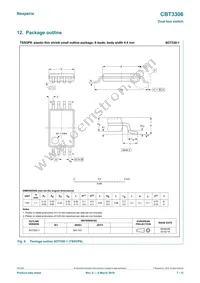 CBT3306D Datasheet Page 7