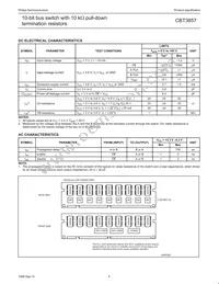 CBT3857PW Datasheet Page 4