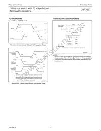 CBT3857PW Datasheet Page 5