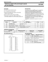 CBT6800PW Datasheet Page 2