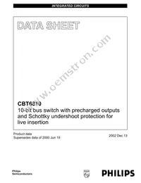 CBT6810PW Datasheet Cover