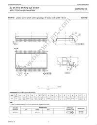 CBTD16210DGG/S400 Datasheet Page 8