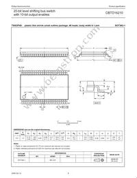 CBTD16210DGG/S400 Datasheet Page 9