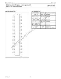 CBTD16212DL Datasheet Page 3