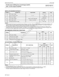 CBTD16212DL Datasheet Page 4