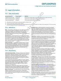 CBTL02GP023HOZ Datasheet Page 17