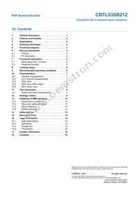 CBTL03SB212BS Datasheet Page 16