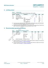CBTL04DP211BS Datasheet Page 7