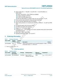 CBTL05024BSHP Datasheet Page 3