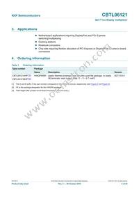 CBTL06121BHF Datasheet Page 4