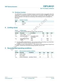 CBTL06121BHF Datasheet Page 10