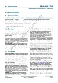 CBTL06DP212EE Datasheet Page 16