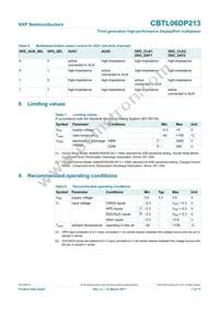 CBTL06DP213EE Datasheet Page 7