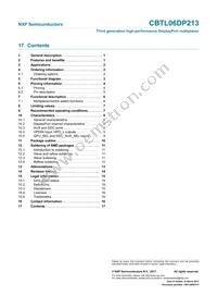 CBTL06DP213EE Datasheet Page 17