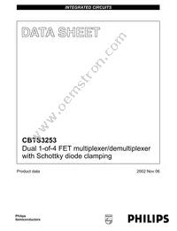 CBTS3253PW Datasheet Cover