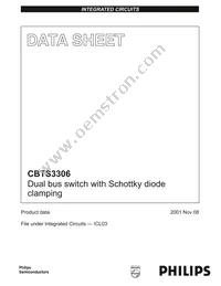CBTS3306PW Datasheet Cover