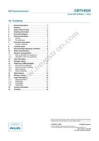 CBTV4020EE/G Datasheet Page 16