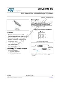 CBTVS2A16-1F3 Datasheet Cover