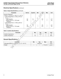 CC025ACL-M Datasheet Page 4