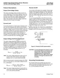 CC025ACL-M Datasheet Page 12