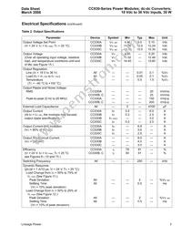 CC030C-M Datasheet Page 3