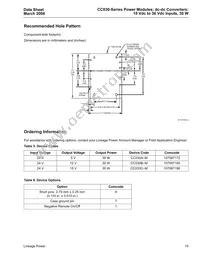 CC030C-M Datasheet Page 15