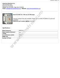 CC100-110 Datasheet Cover