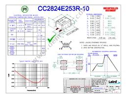 CC2824E253R-10 Datasheet Cover