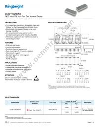 CC56-11SURKWA Datasheet Cover