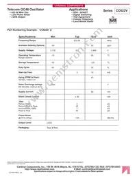 CC622V9 Datasheet Cover