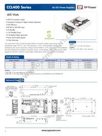 CCL400PS12 Datasheet Cover