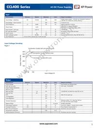 CCL400PS12 Datasheet Page 2