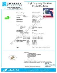 CCO-983-200.000 Datasheet Cover