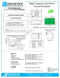 CCO-983-200.000 Datasheet Page 2