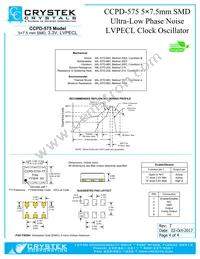 CCPD-575X-20-125.000 Datasheet Page 4