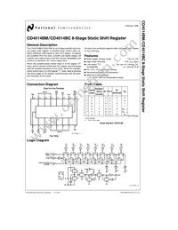 CD4014BCN Datasheet Cover