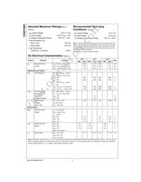 CD4016BCMX Datasheet Page 2