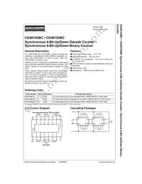 CD40192BCN Datasheet Cover