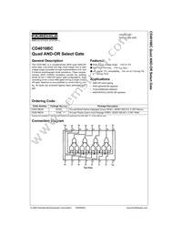 CD4019BCN Datasheet Cover