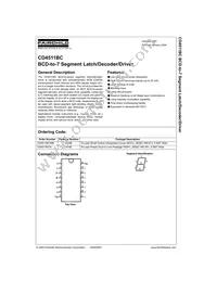 CD4511BCN Datasheet Cover