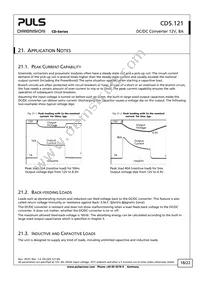 CD5.121 Datasheet Page 18