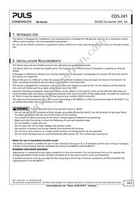 CD5.241 Datasheet Page 3