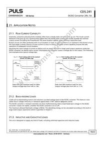 CD5.241 Datasheet Page 18