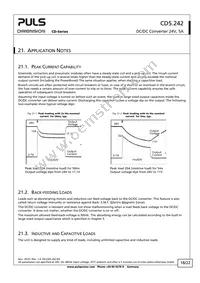 CD5.242 Datasheet Page 18