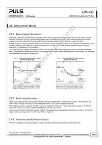 CD5.243 Datasheet Page 18