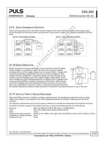 CD5.243 Datasheet Page 21